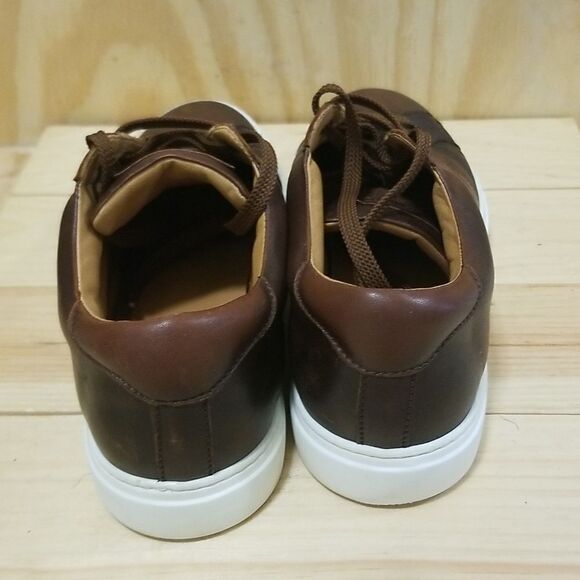 The Boot New York Colton  Brown Leather Nappa  Sneaker Men size 8 1/2 - Picture 4 of 9